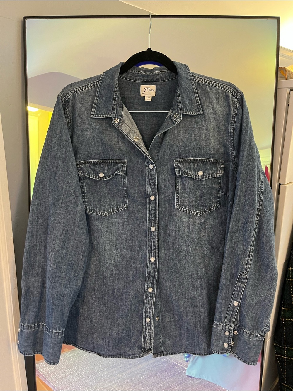 Like New J. Crew Denim Shirt